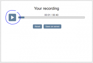 Test 3 Listen to your recording - Test your microphone and computer speakers