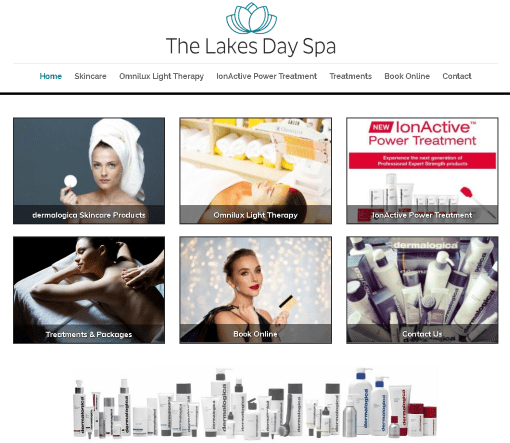 New client website launched – visit The Lakes Day Spa Coffs Harbour